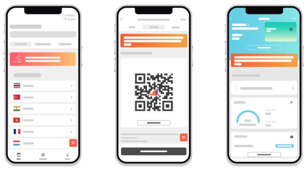 Interfaz de instalación de una eSIM