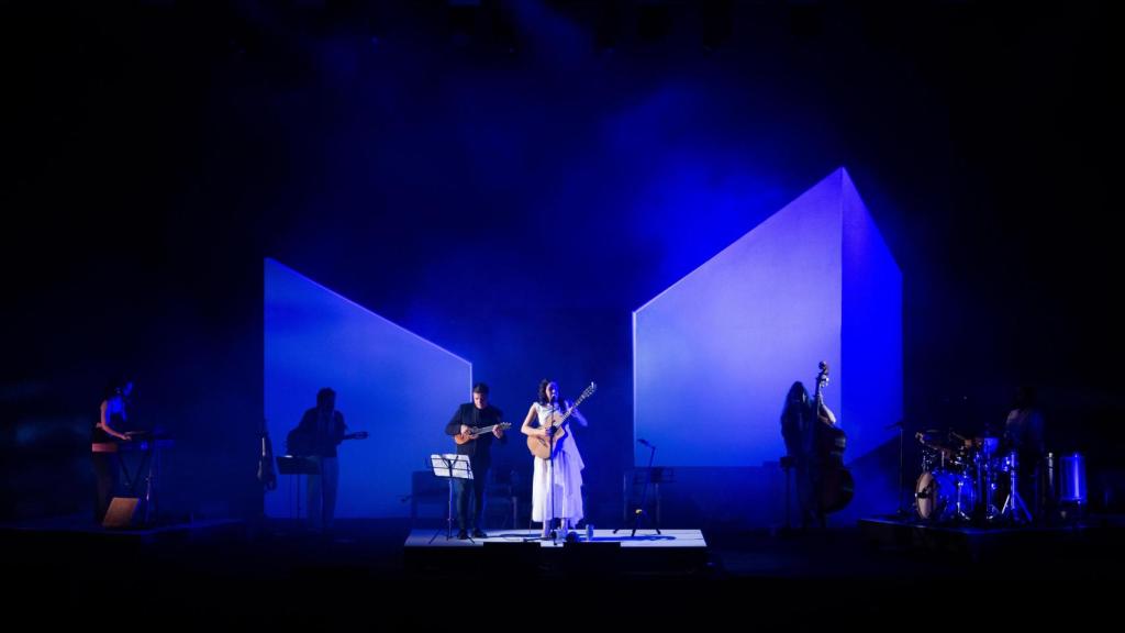 Valeria Castro en el festival Alma junto con Benito Cabrera. Foto: Aldara Zarraoa.
