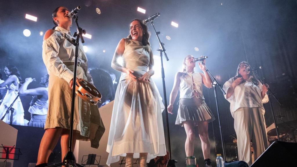 Valeria Castro con Tanxugueiras en Alma Madrid. Foto: Aldara Zarraoa.