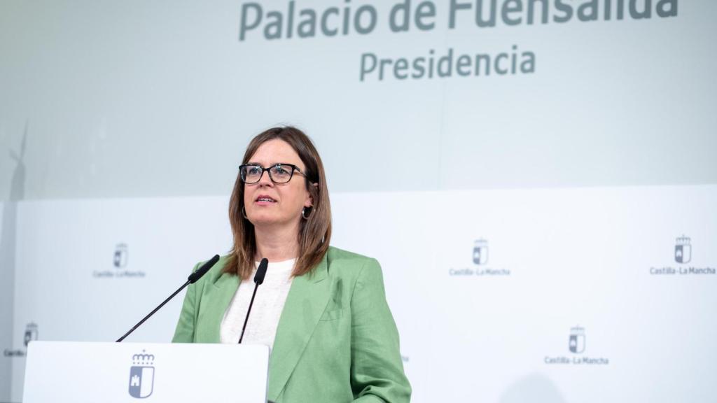 Esther Padilla, portavoz del Gobierno de Castilla-La Mancha.
