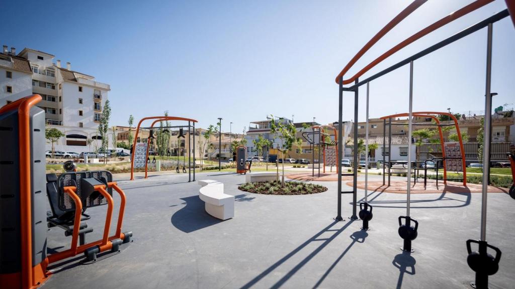 Vista del parque Profesor Vicente Granados.