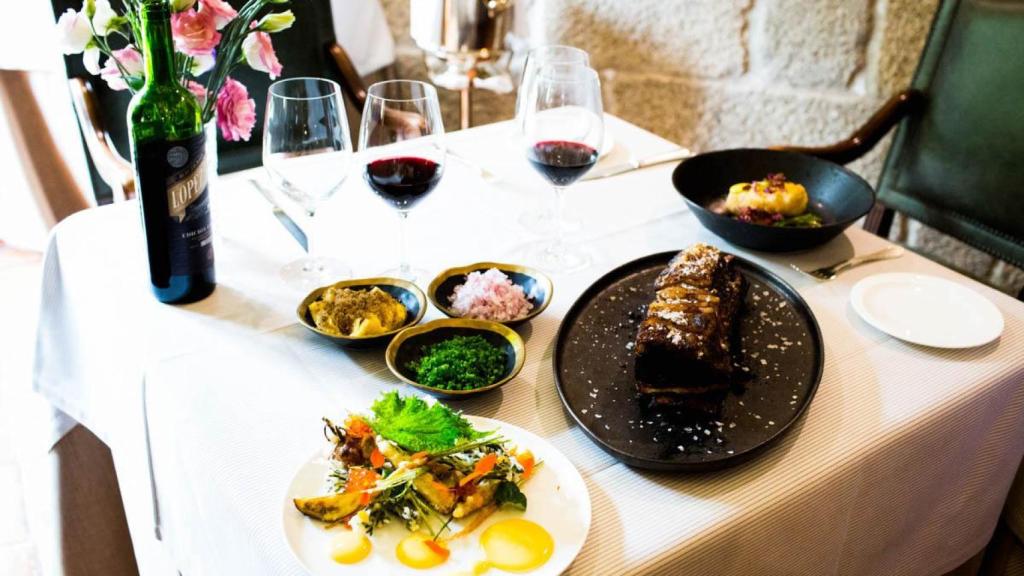 Distintas elaboraciones del Restaurante Alcabre.