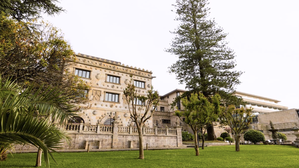 Vista del Pazo Los Escudos en Vigo.