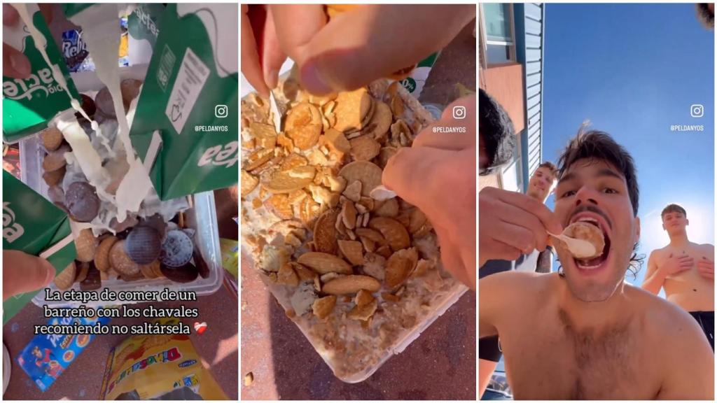 La nueva tendencia viral: llenar un barreño de leche y galletas y compartirlo con los amigos
