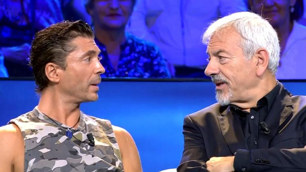 Ángel Cristo y Carlos Sobera, en 'Supervivientes'