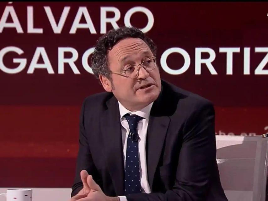 El fiscal general del Estado, Álvaro García Ortiz, en el canal 24 horas.