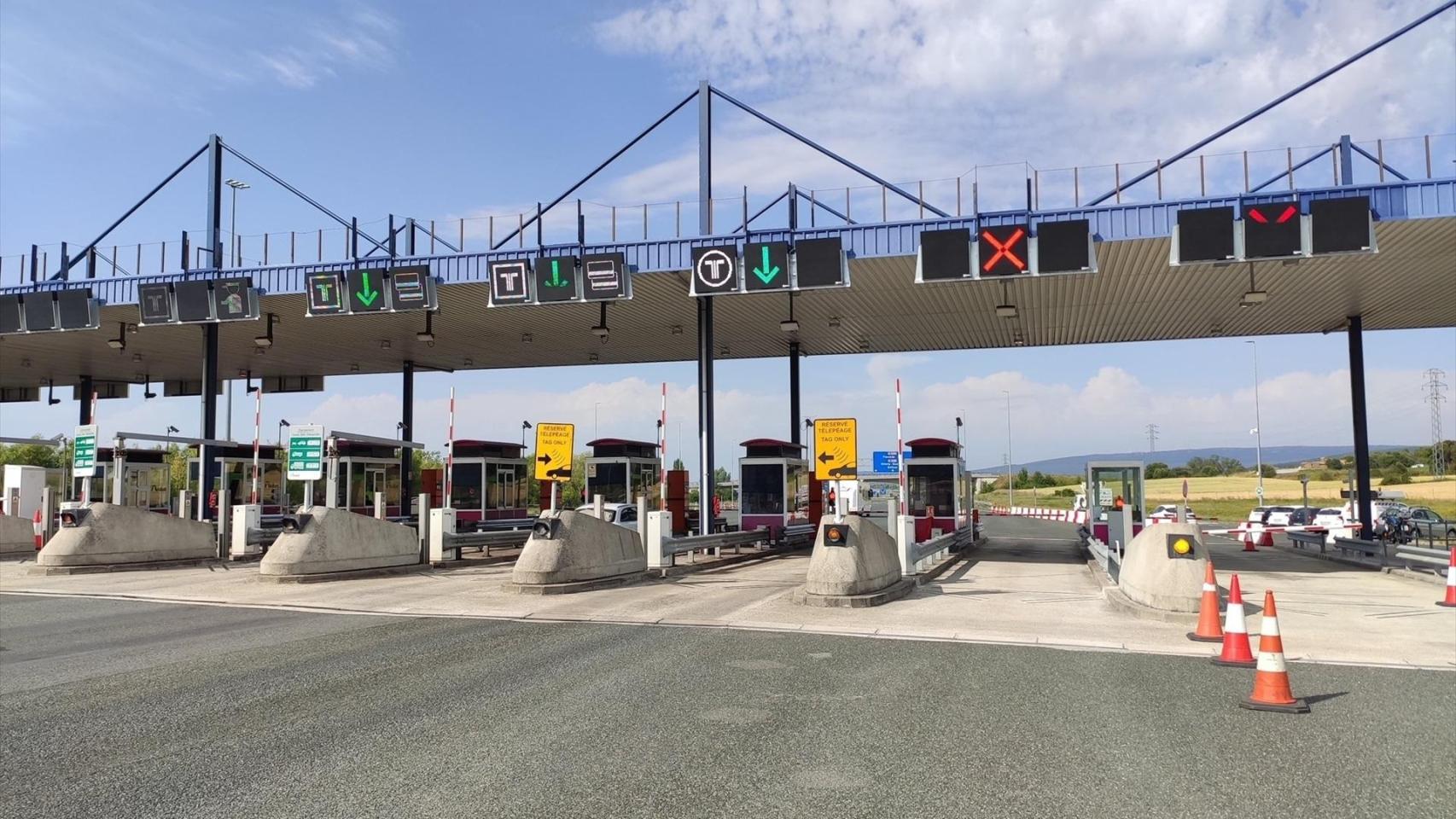 Peaje de Etxebarri-Ibiña en el País Vasco.