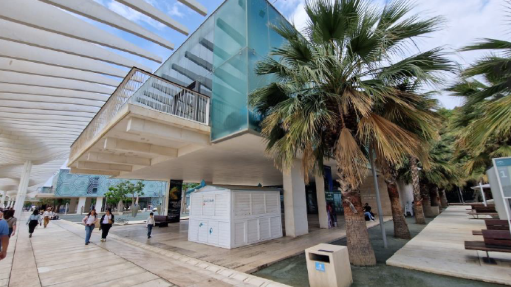 Edificio del Palmeral de las Sorpresas donde quedará localizado el Museo Alborania.