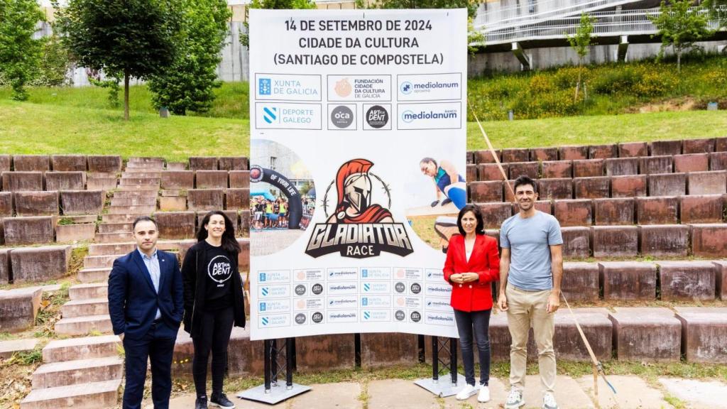 Presentación de la Gladiator Race de Santiago.