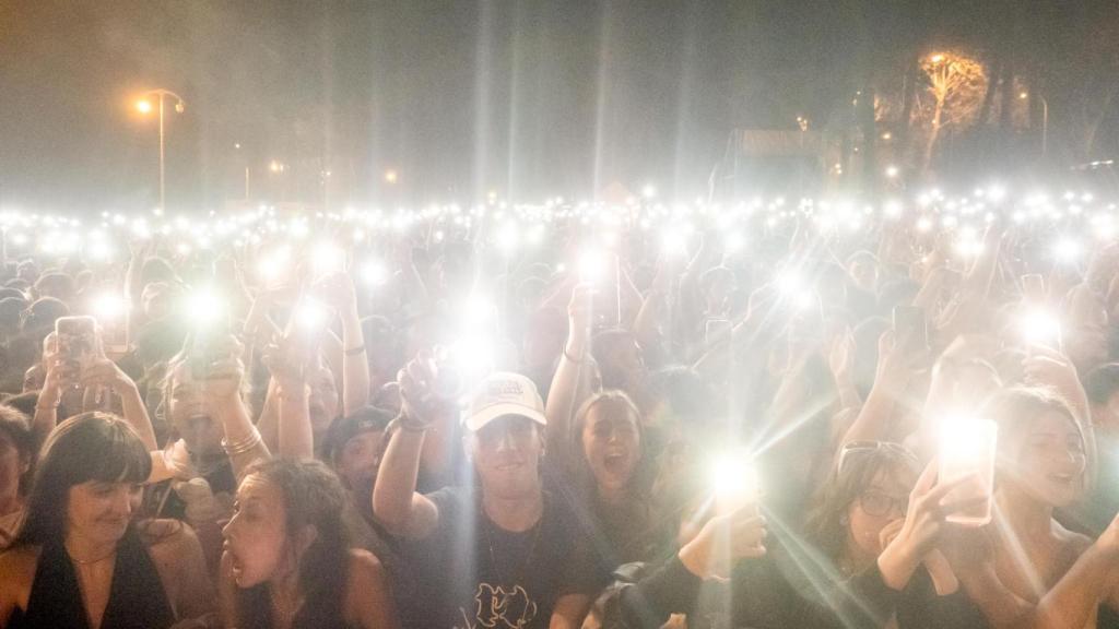 Público en una edición anterior del festival O Marisquiño.