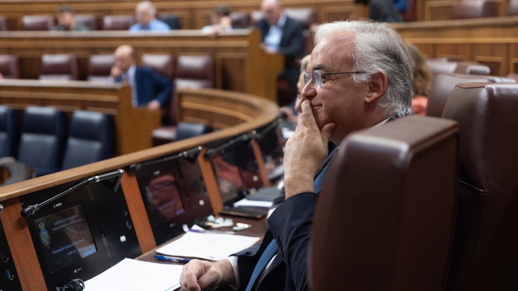 Esteban González Pons, responsable del PP para la negociación del Poder Judicial, en el Congreso de los Diputados.