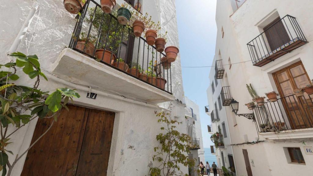Casco histórico de Peñíscola, Castellón.