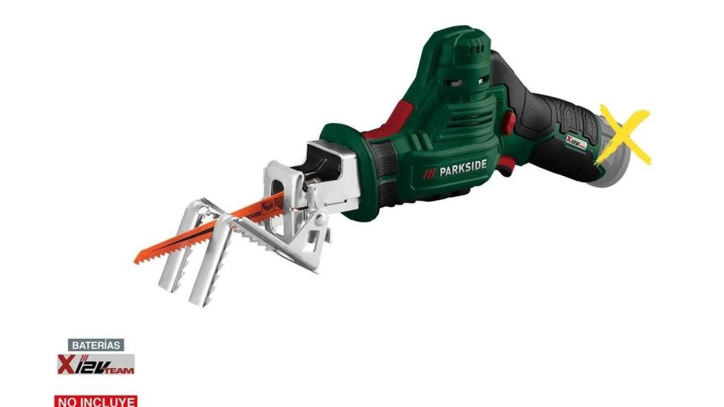 Sierra cortarramas de Lidl.