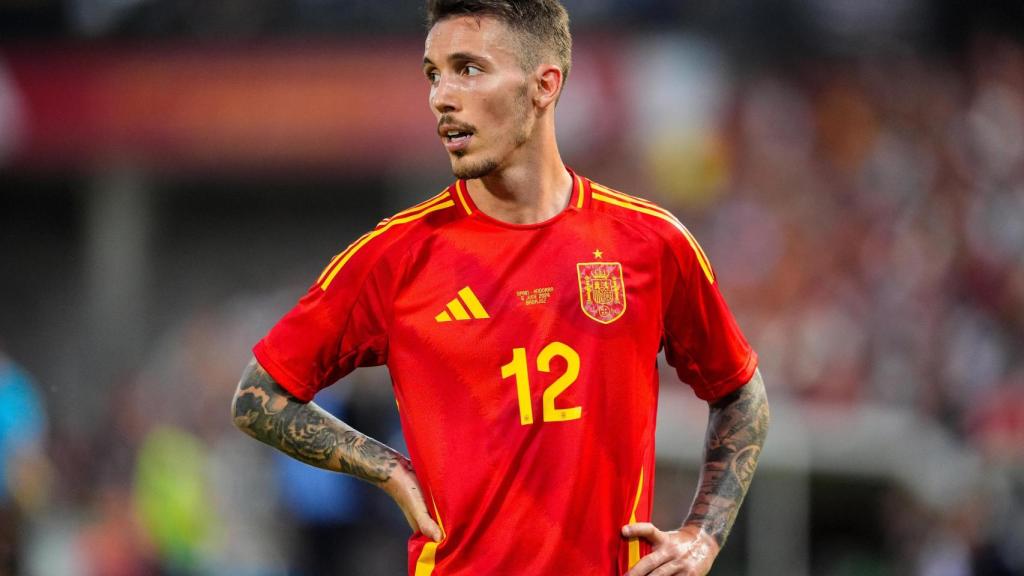 Alejandro Grimaldo, con la Selección