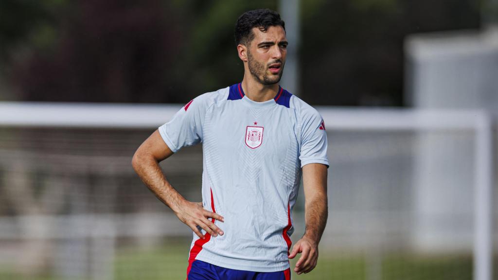 Mikel Merino, con la Selección