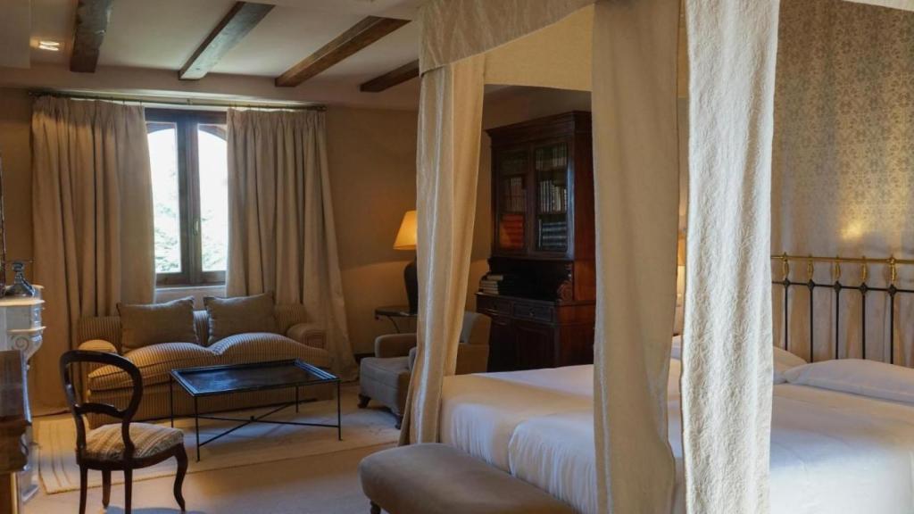 Una de las suites de este lujoso hotel