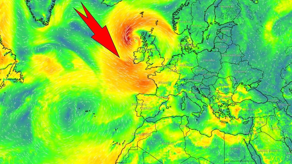 El frente que afectará a varias comunidades el fin de semana del 15 de junio de 2024. Meteored.