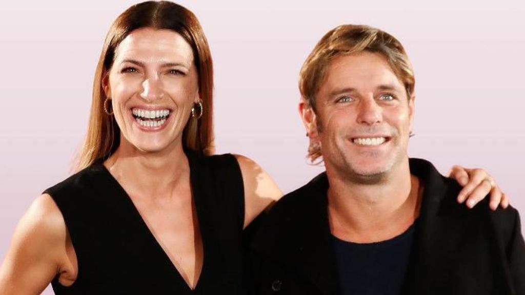 Laura Sánchez y David Ascanio durante un acto en Madrid en octubre de 2020.