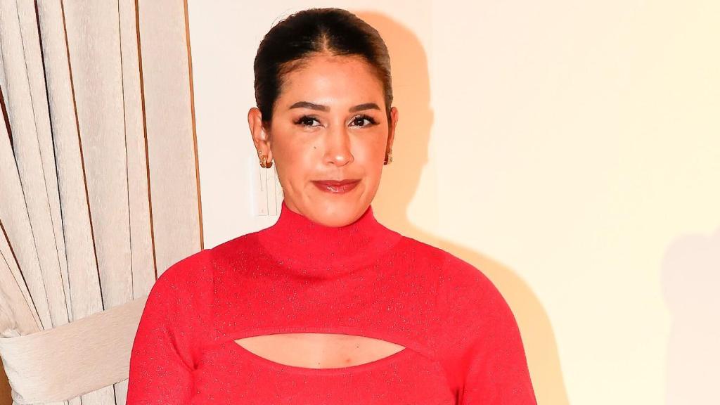 La esteticista Gabriela Guillén en un acto público en Madrid, en febrero de 2024.