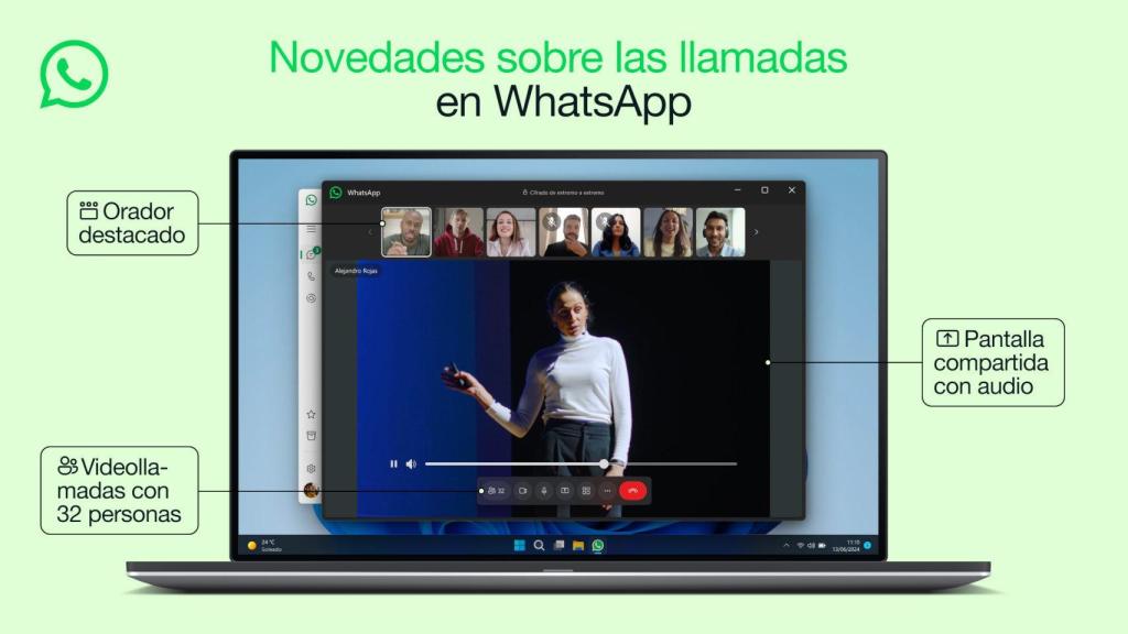 Novedades de las llamadas de WhatsApp