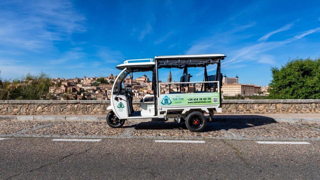 Servicio de 'tuk tuk' puesto en marcha por Eco Hotel Toledo.