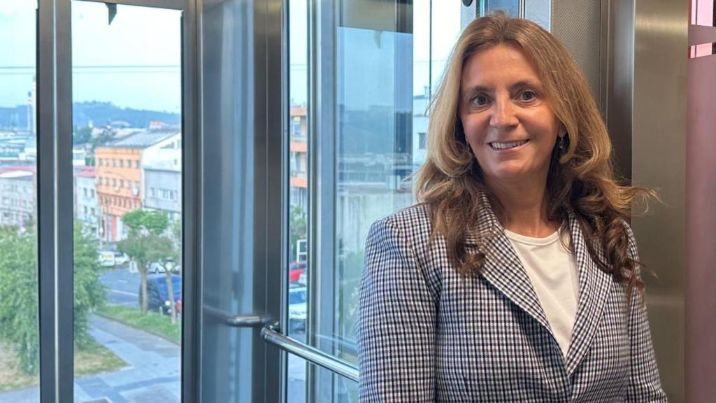 La presidenta de la Asociación Empresarial Gallega de Ascensores, Ángeles Ríos.