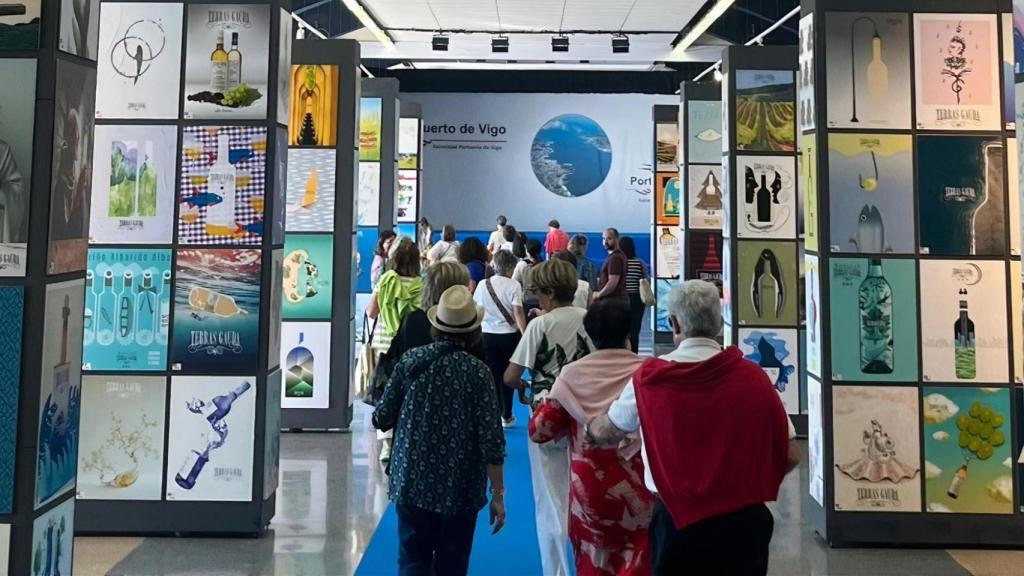 Bienal Internacional de Cartelismo Terras Gauda en la Estación Marítima de Vigo.