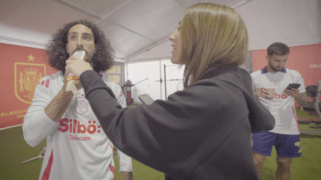 Marc Cucurella, en la concentración de España en la Eurocopa