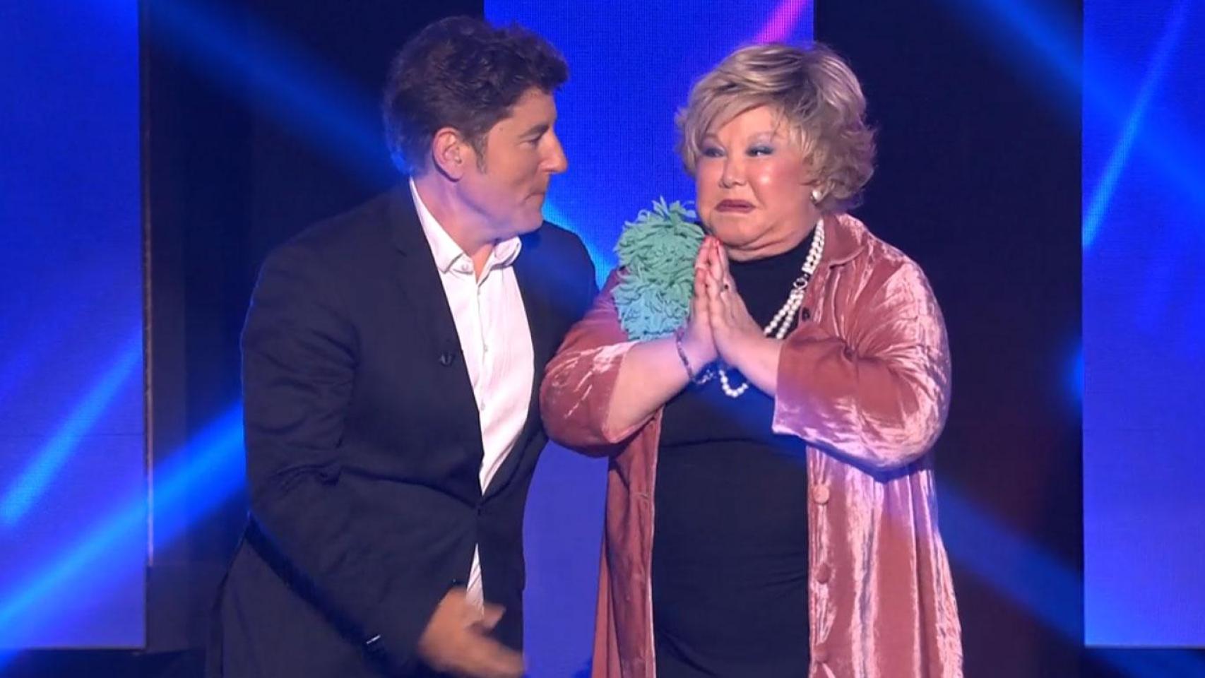 Karina y Manel Fuentes en ‘Tu cara me suena’.