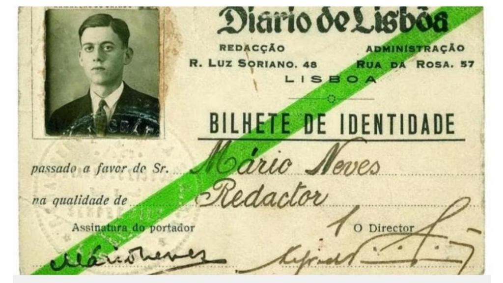 Carnet de Mario Neves, corresponsal del Diario de Lisboa durante la Masacre de Badajoz