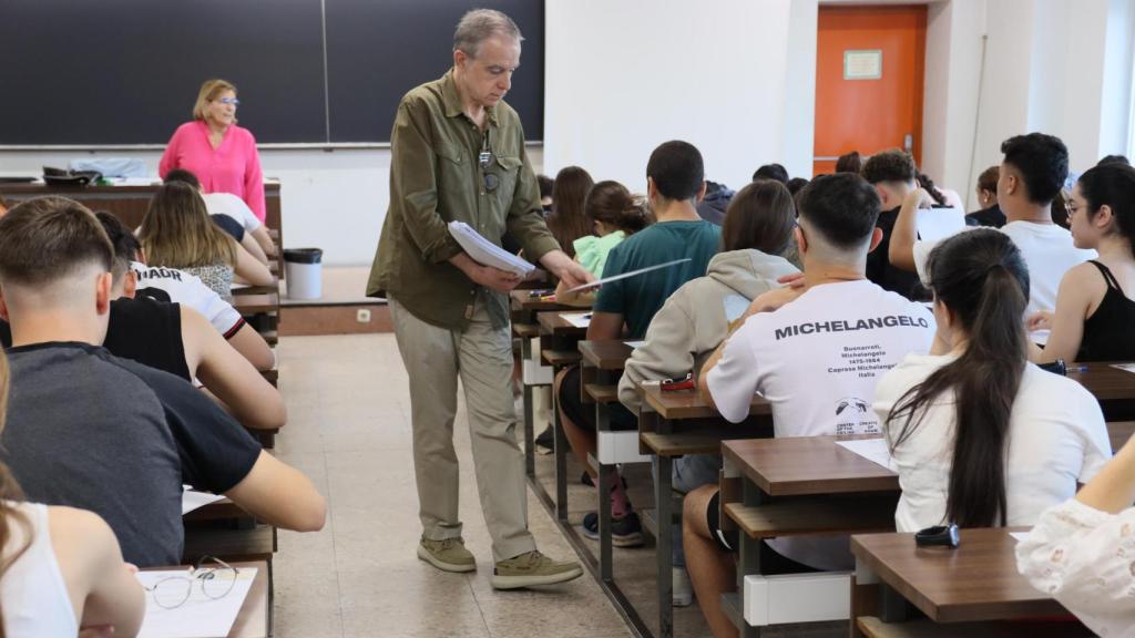 Prueba de la EBAU en la convocatoria de junio en el distrito de la Universidad de Salamanca