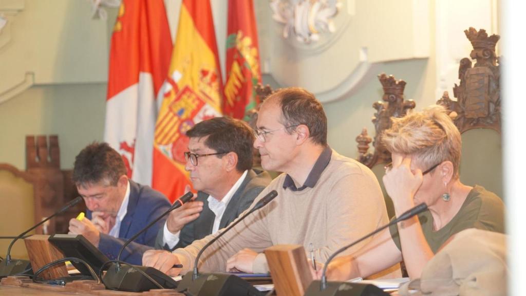 Alejandro García Pellitero en el consejo de Aquavall de esta mañana