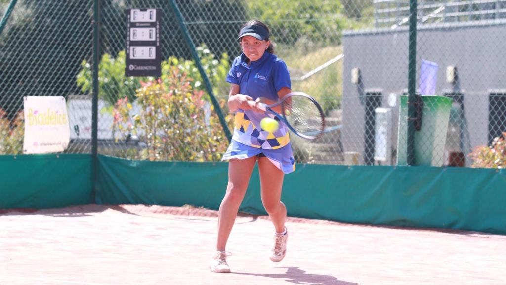 Isabel García juega al tenis desde que tenía cuatro años.
