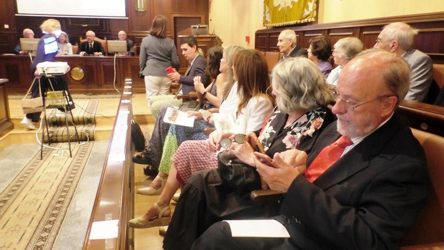 Acto en la Academia de Medicina y Cirugía de Valladolid