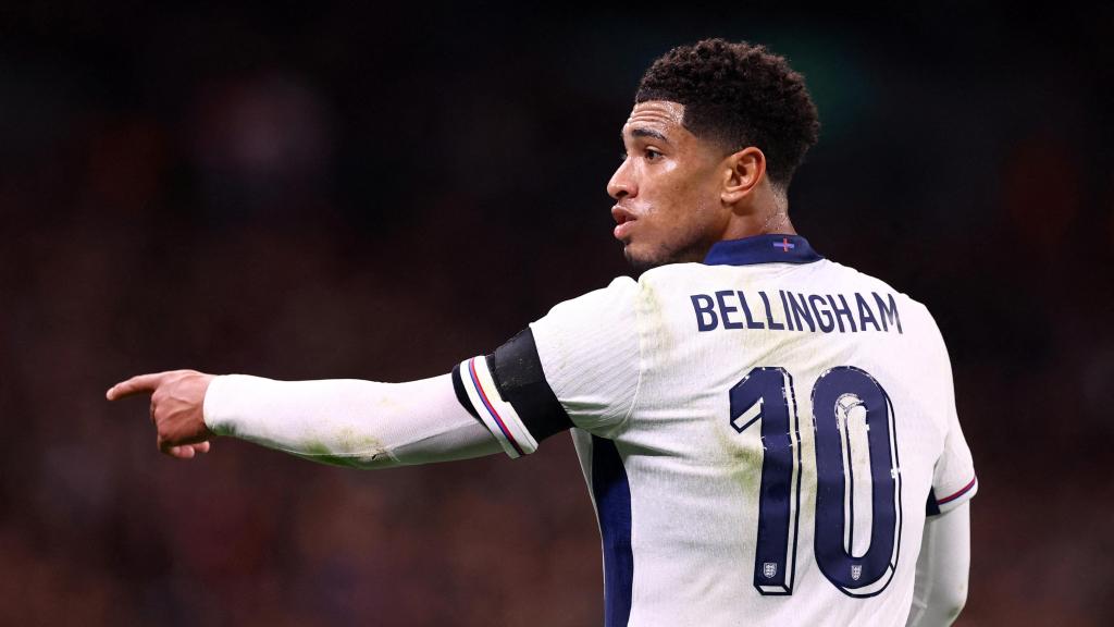 Jude Bellingham, con la selección de Inglaterra