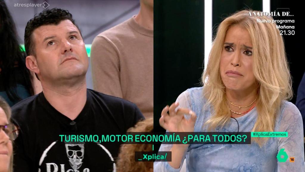 David Ariza y Afra Blanco en 'laSexta Xplica'.