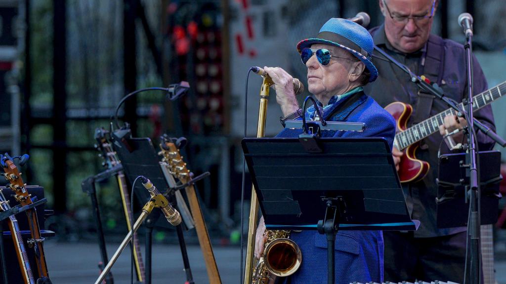 Van Morrison, anoche en el Starlite de Marbella. Foto: Juan Carlos Domínguez / EFE