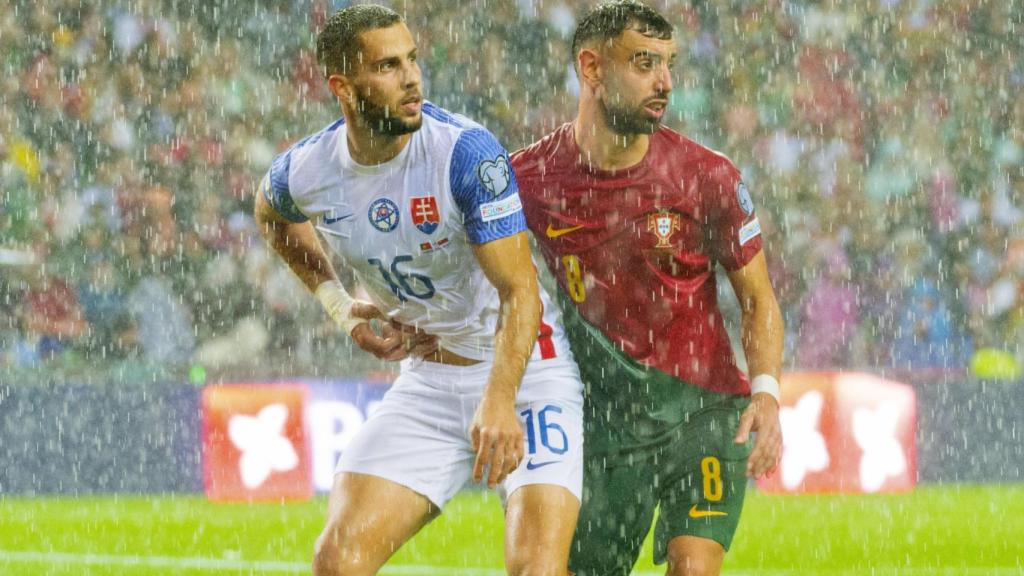 David Hancko, durante un partido con la selección de Eslovaquia.