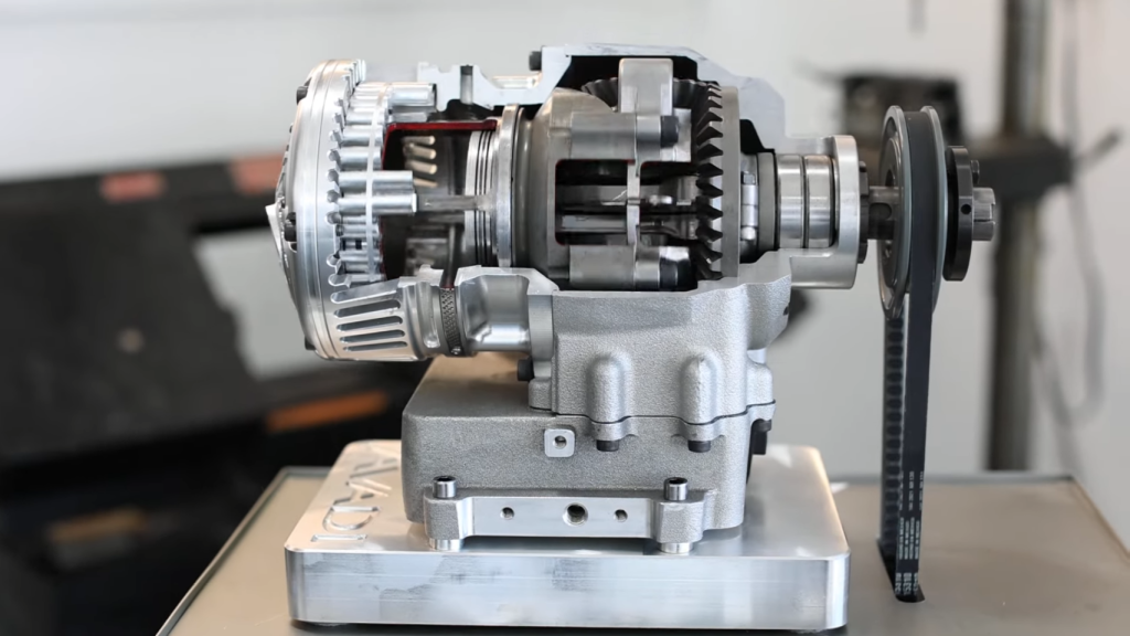 Corte de un motor MD-250