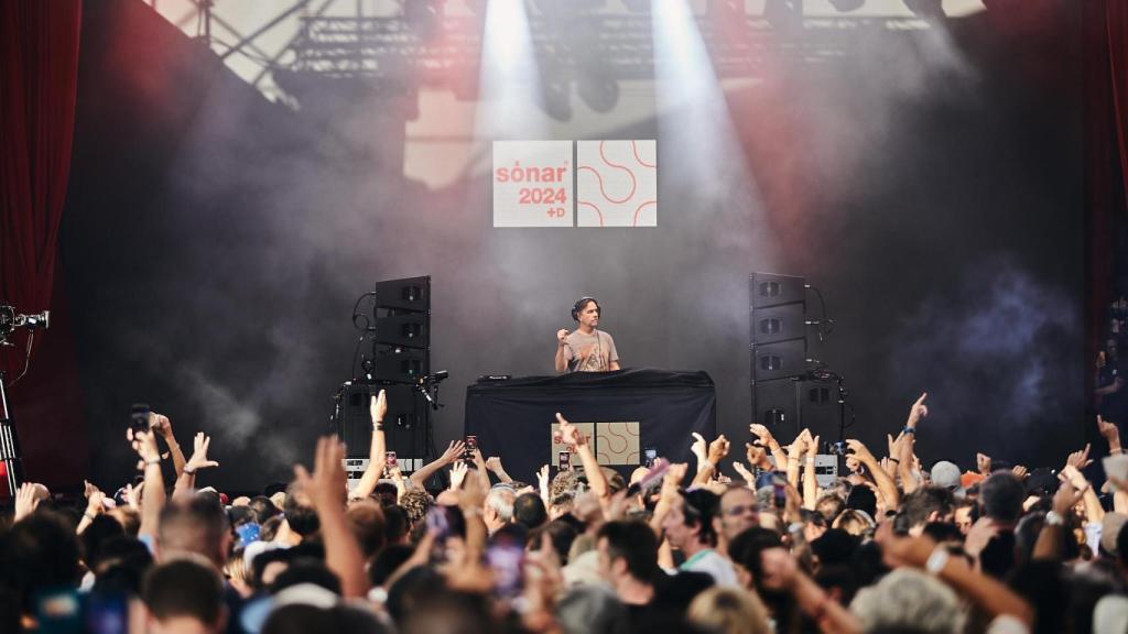 Laurent Garnier en Sónar de Día, este viernes. Foto: Leafhopper