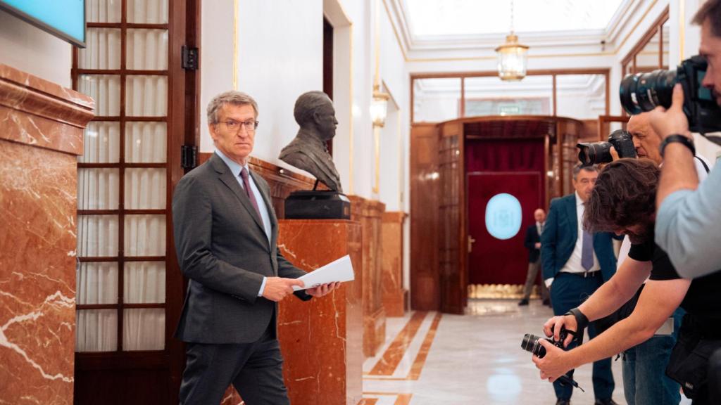 El líder del PP, en una imagen reciente en el Congreso de los Diputados.
