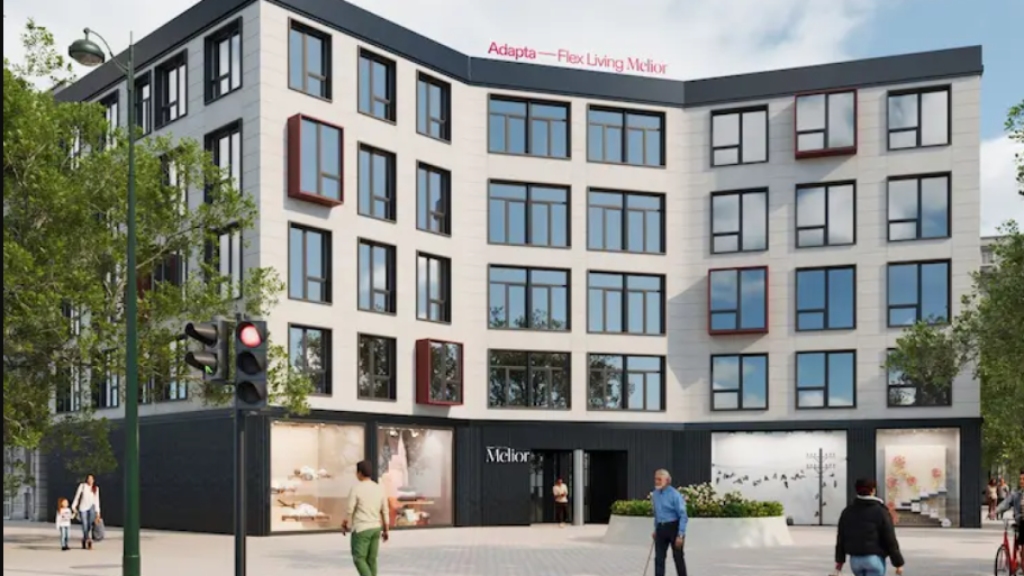 Imagen del proyecto de 'coliving' en el edificio Melior, en Málaga.