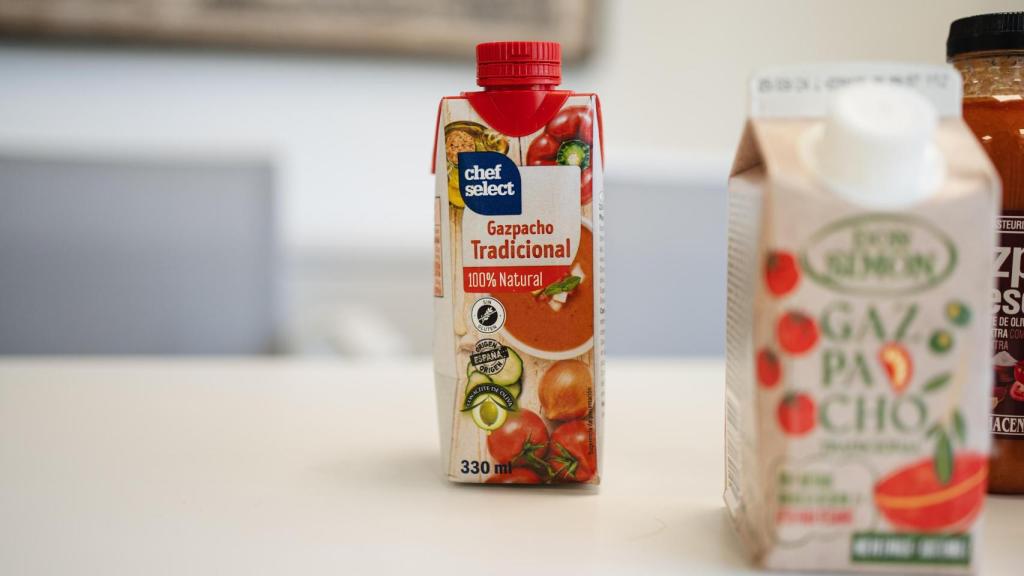 Gazpacho tradicional de la marca blanca del supermercado Lidl.