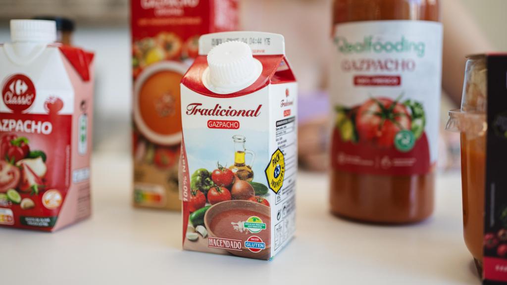 Gazpacho tradicional de Mercadona.