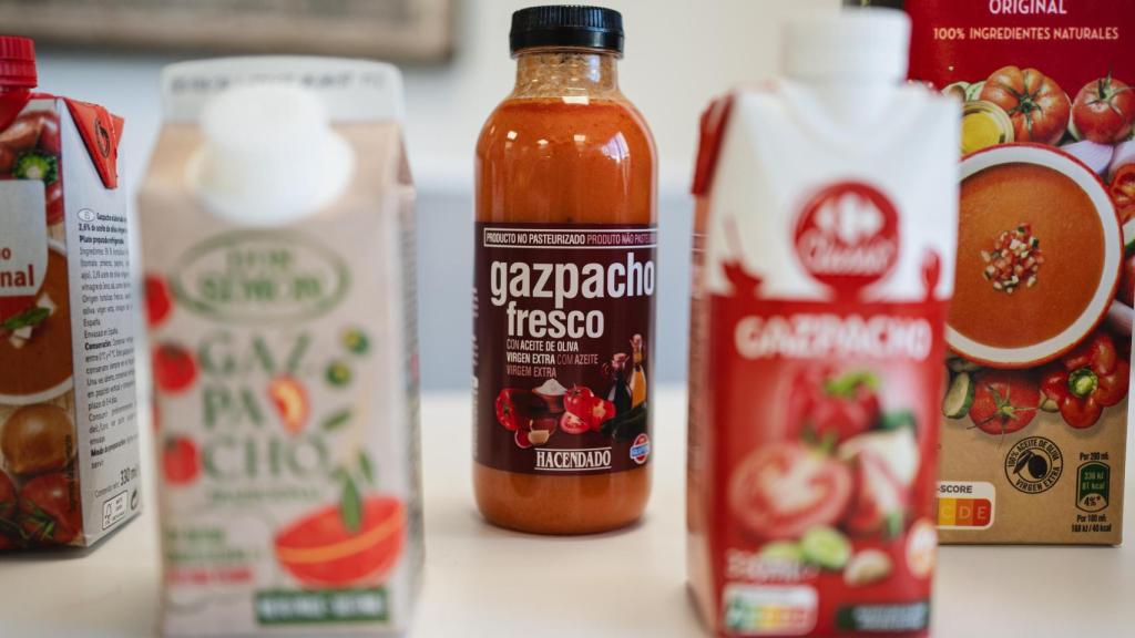 Gazpacho 'fresco' de Hacendado.