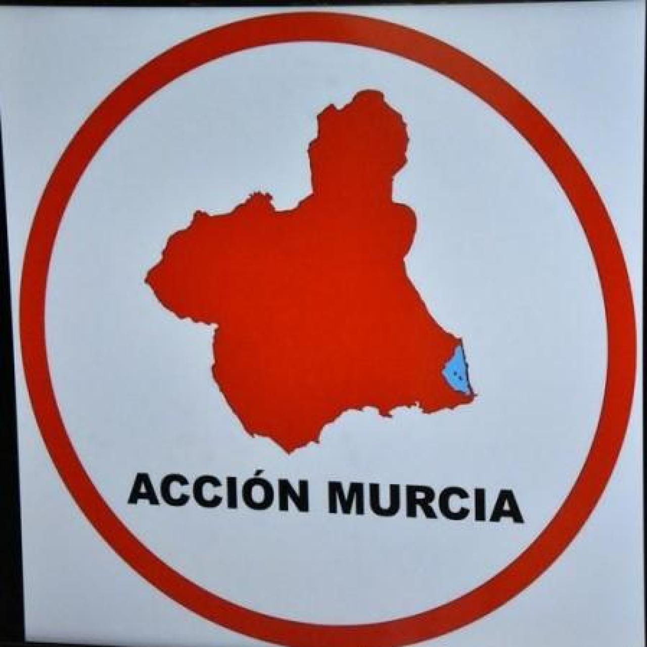 El logotipo del partido regionalista Acción Murcia que fundó Juan Carrillo en el año 2017.