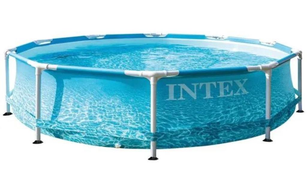 Piscina tubular de Leroy Merlin.