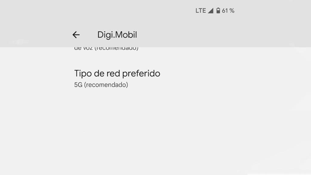 Digi 5G en un Pixel 7