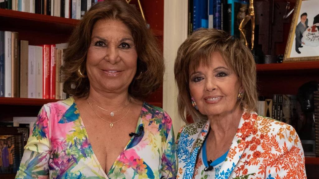 Meli Camacho y su amiga de Teresa Campos.