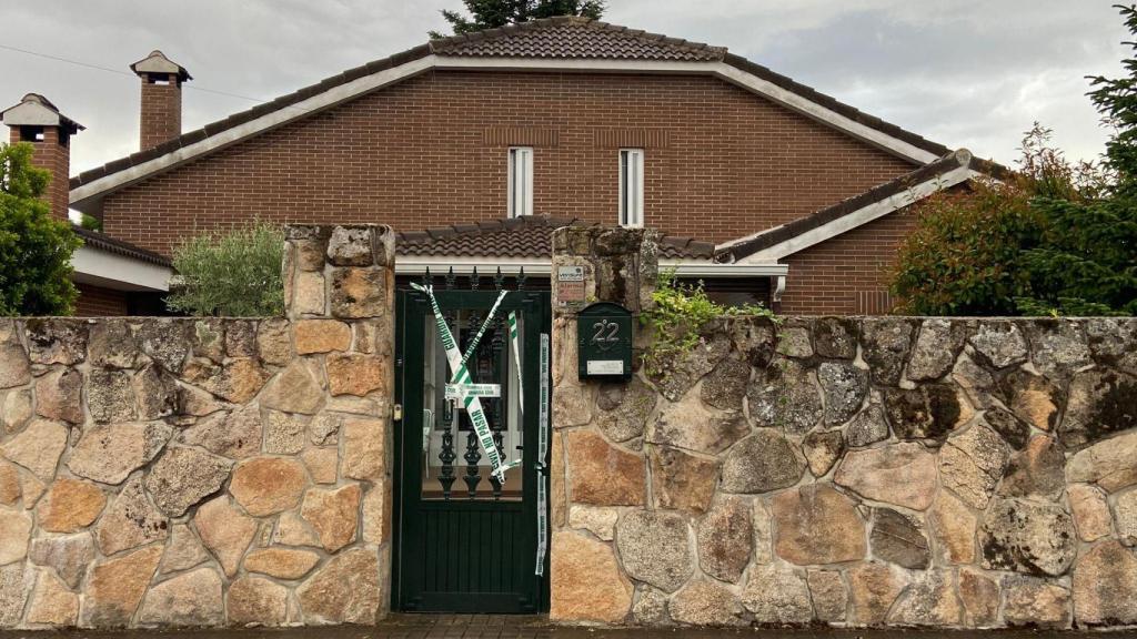 La casa en la que vivían Soledad y Jorge en Soto del Real.
